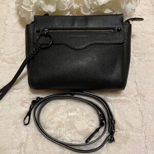 Rebecca Minkoff Black Leather Crossbody Bag